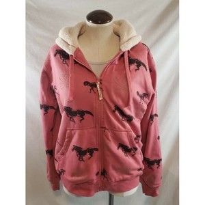 CE Schmidt WorkWear Fit For Her Horse Jacket with Hood Medium (10-12) Vintage